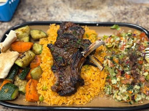 Aban Kitchen signature dishes Chicken Biryani
Lamb Kabsah
Kofta Kabob Sandwich